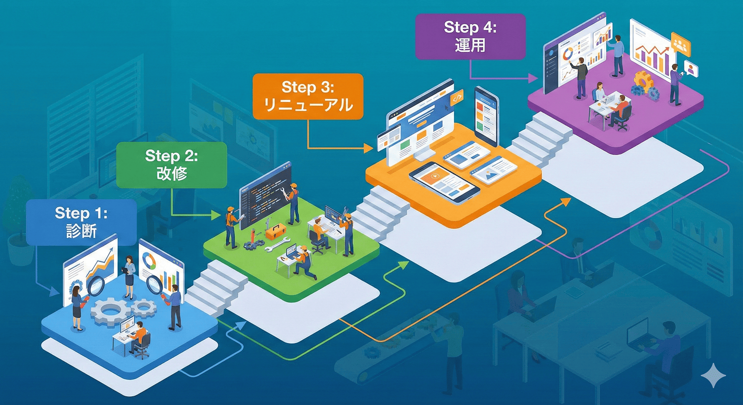 取り組む順番のイメージ