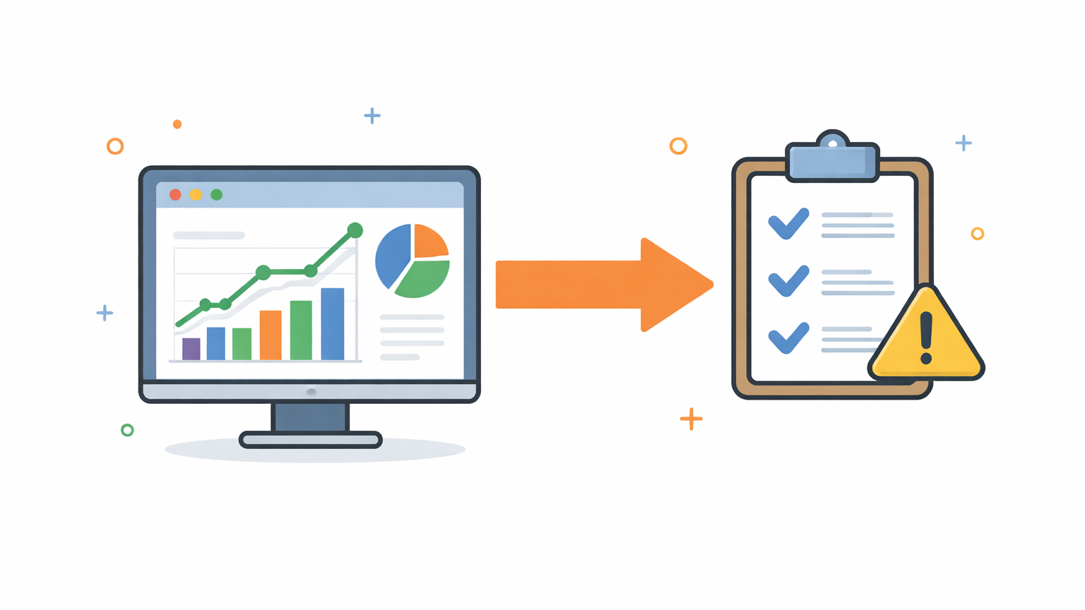 データ分析からアクションの図