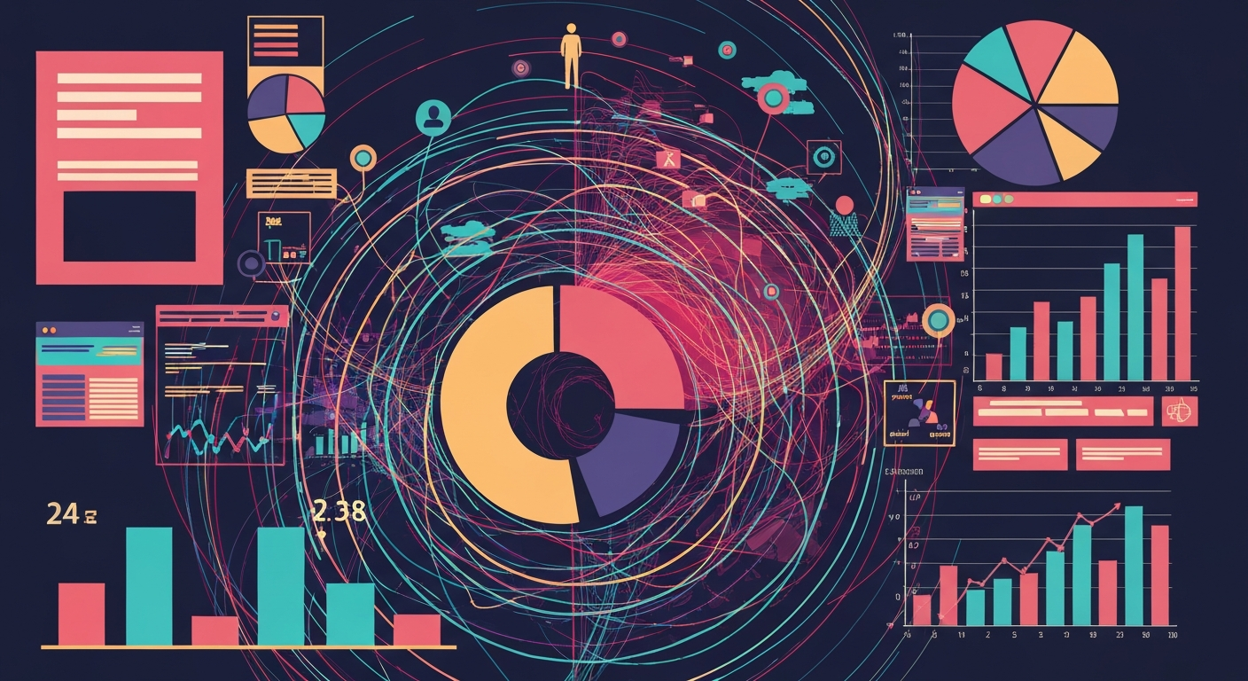 ウェブサイトのパフォーマンスを示すグラフのイメージ