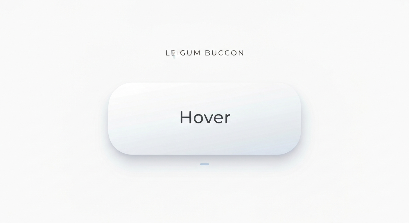 Webサイト上のボタンにマウスオーバーした際に、色が変化したり、アニメーションが表示されたりするマイクロインタラクションの例。