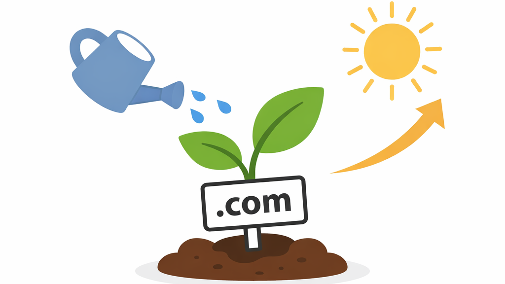 新規ドメインを育てるイメージ