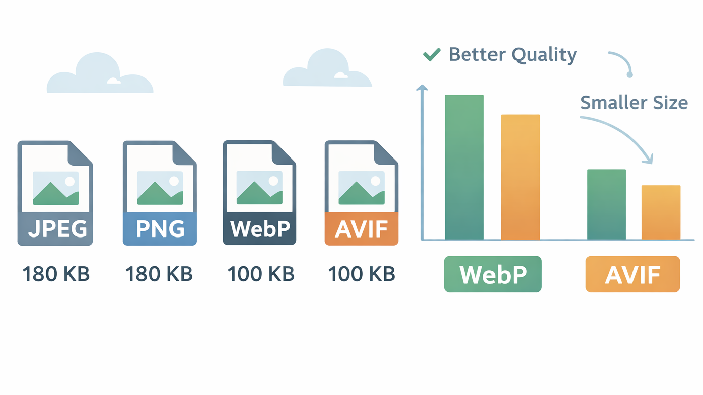 画像フォーマットと品質比較