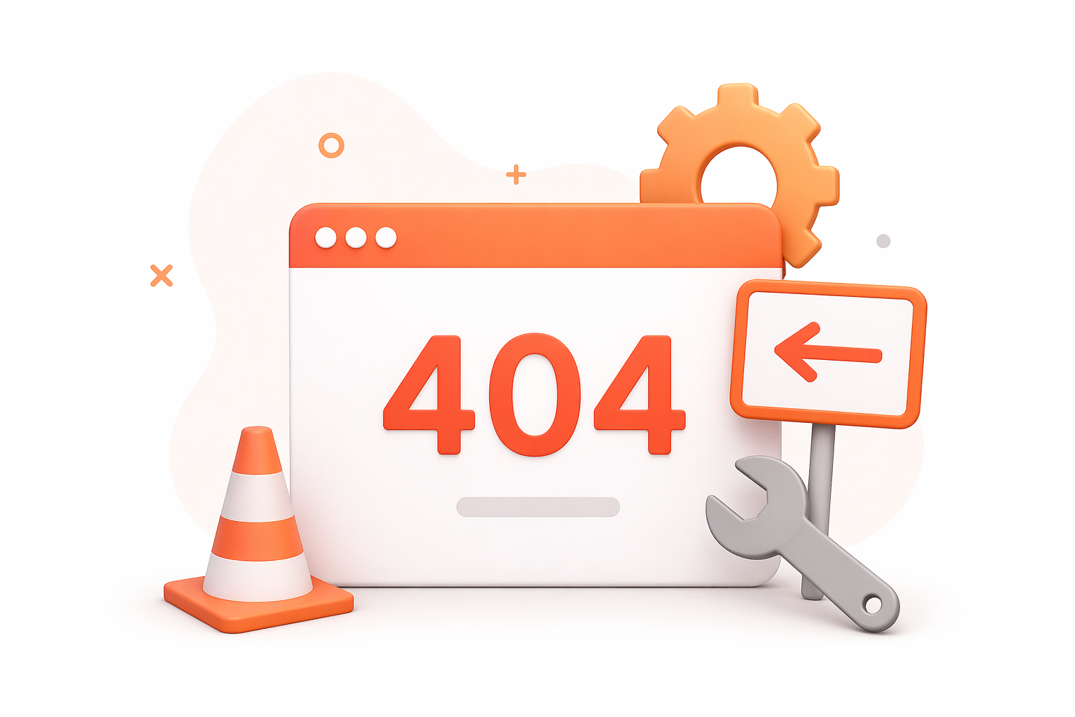 404エラーと修理のシーン