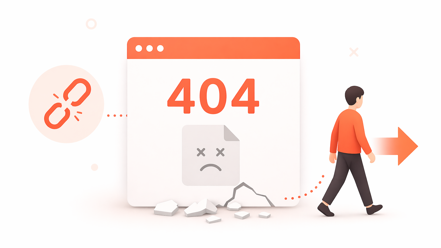404エラーと去っていく人