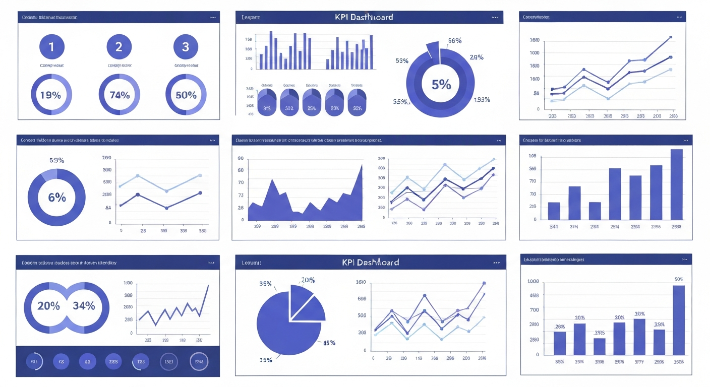 KPIダッシュボードの例