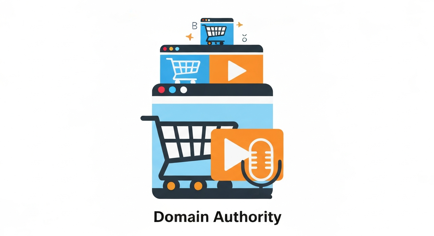 様々なWebサイトのアイコンが積み重なっているイラスト。