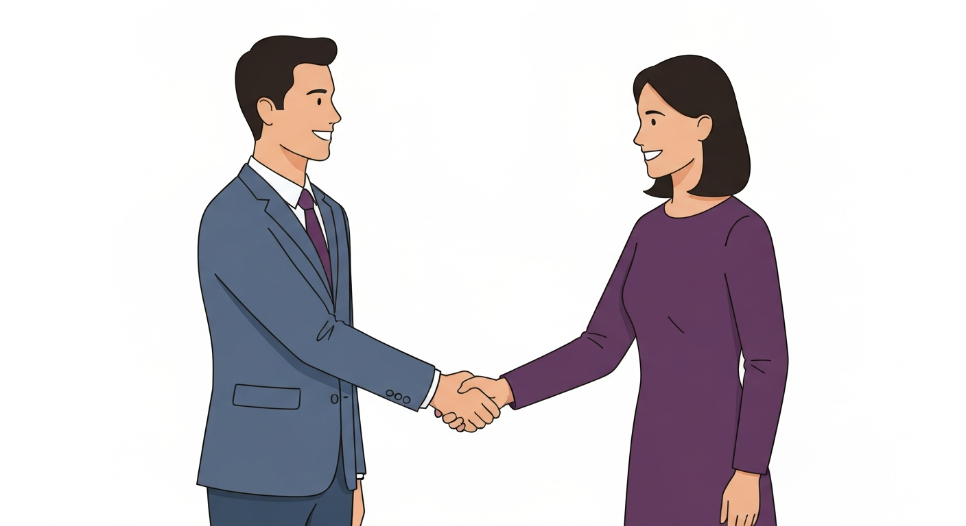 握手をしているイメージ