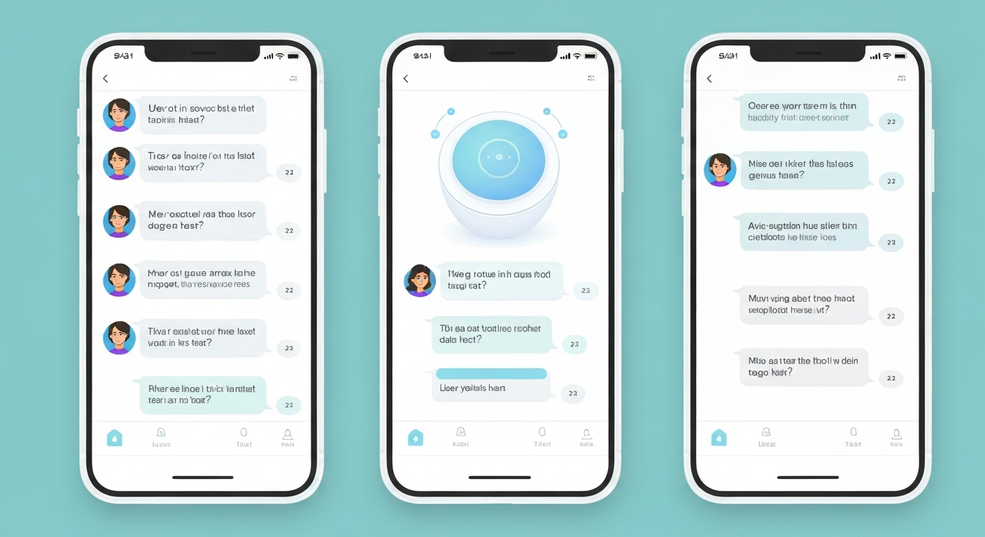 チャットボットとの対話イメージ。顧客からの質問に自動で回答したり、関連情報を提示したりする様子