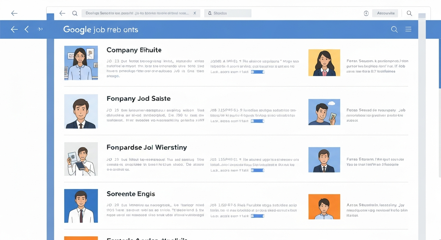 Indeedの検索結果画面のイメージ