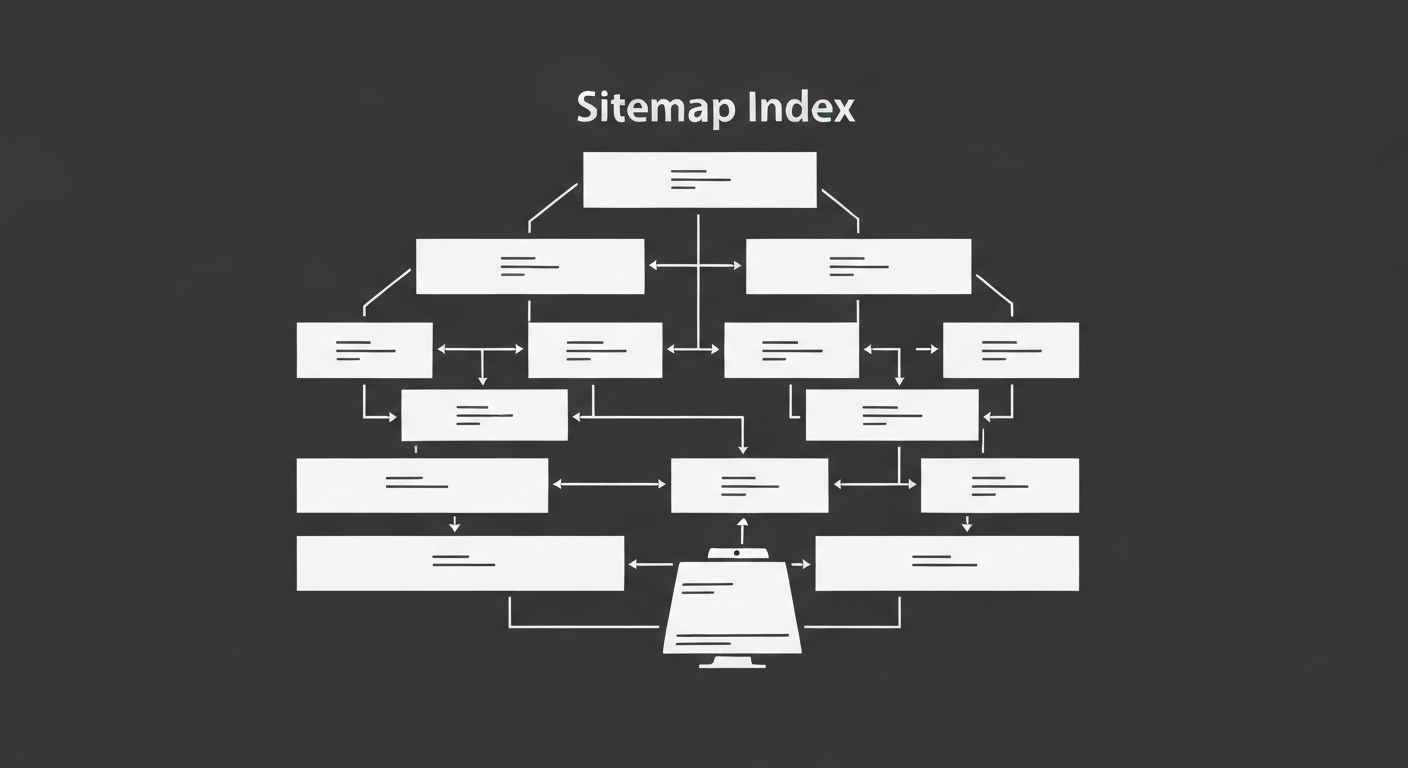 サイトマップインデックスの概念図