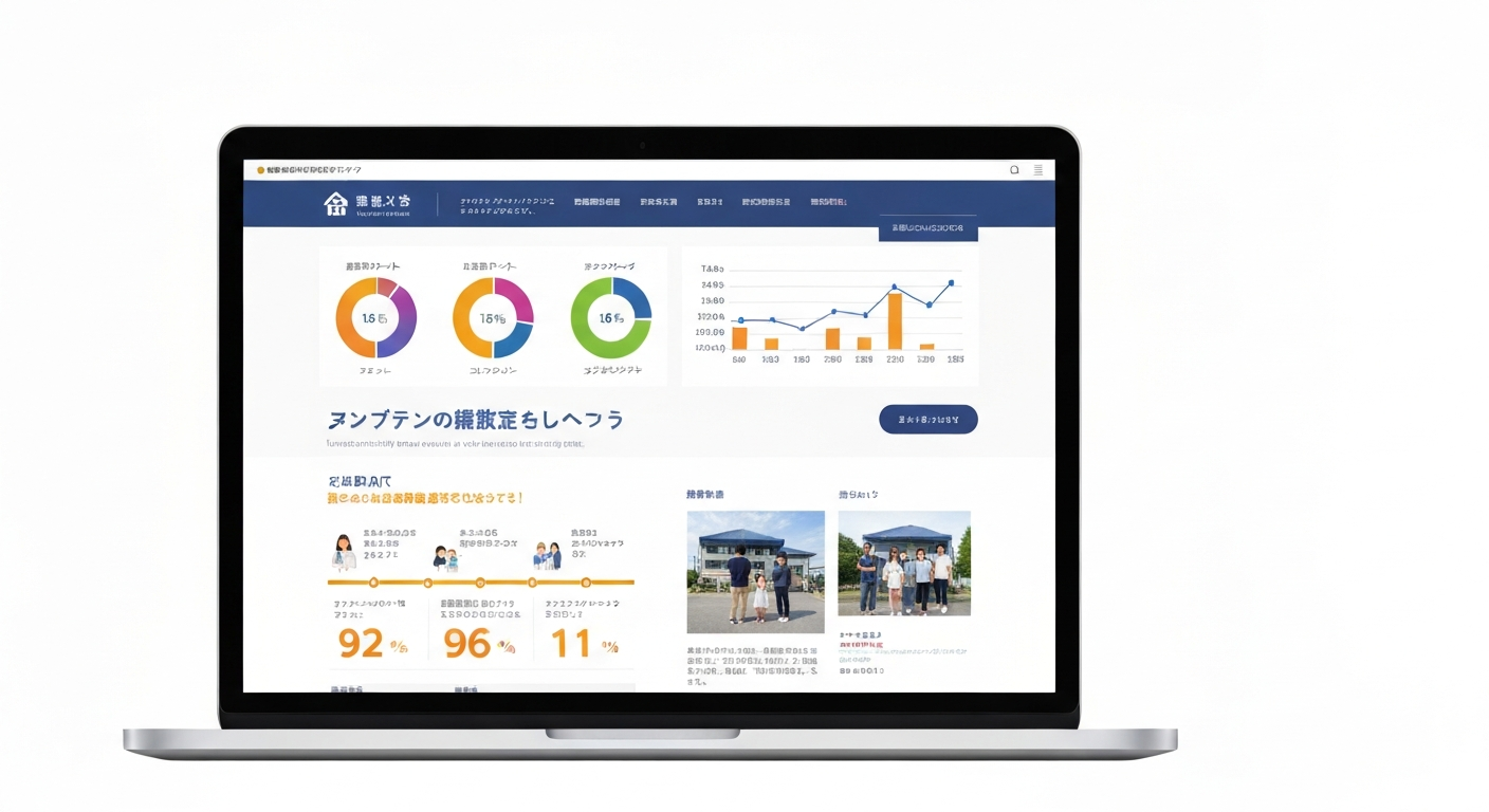 Webサイトに多摩地域のイベント参加レポートを掲載しているイメージ。地域との繋がりをアピール。