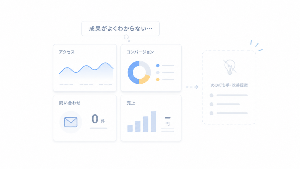 成果不明のお困りダッシュボード