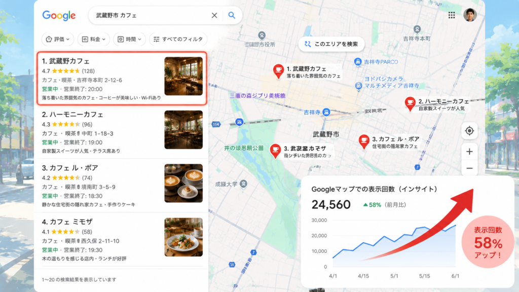 MEO対策の成果