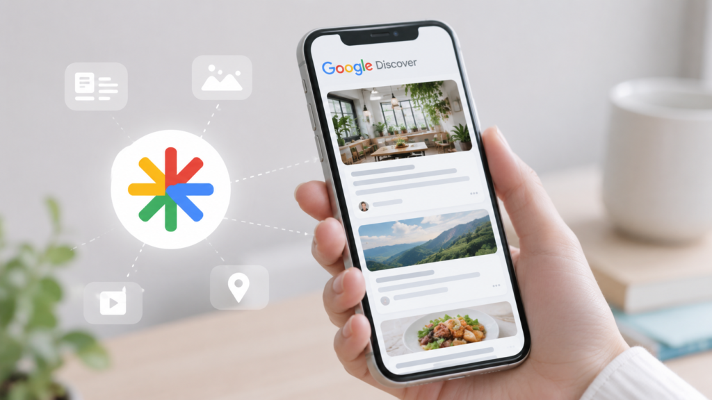 スマートフォンでの情報発見